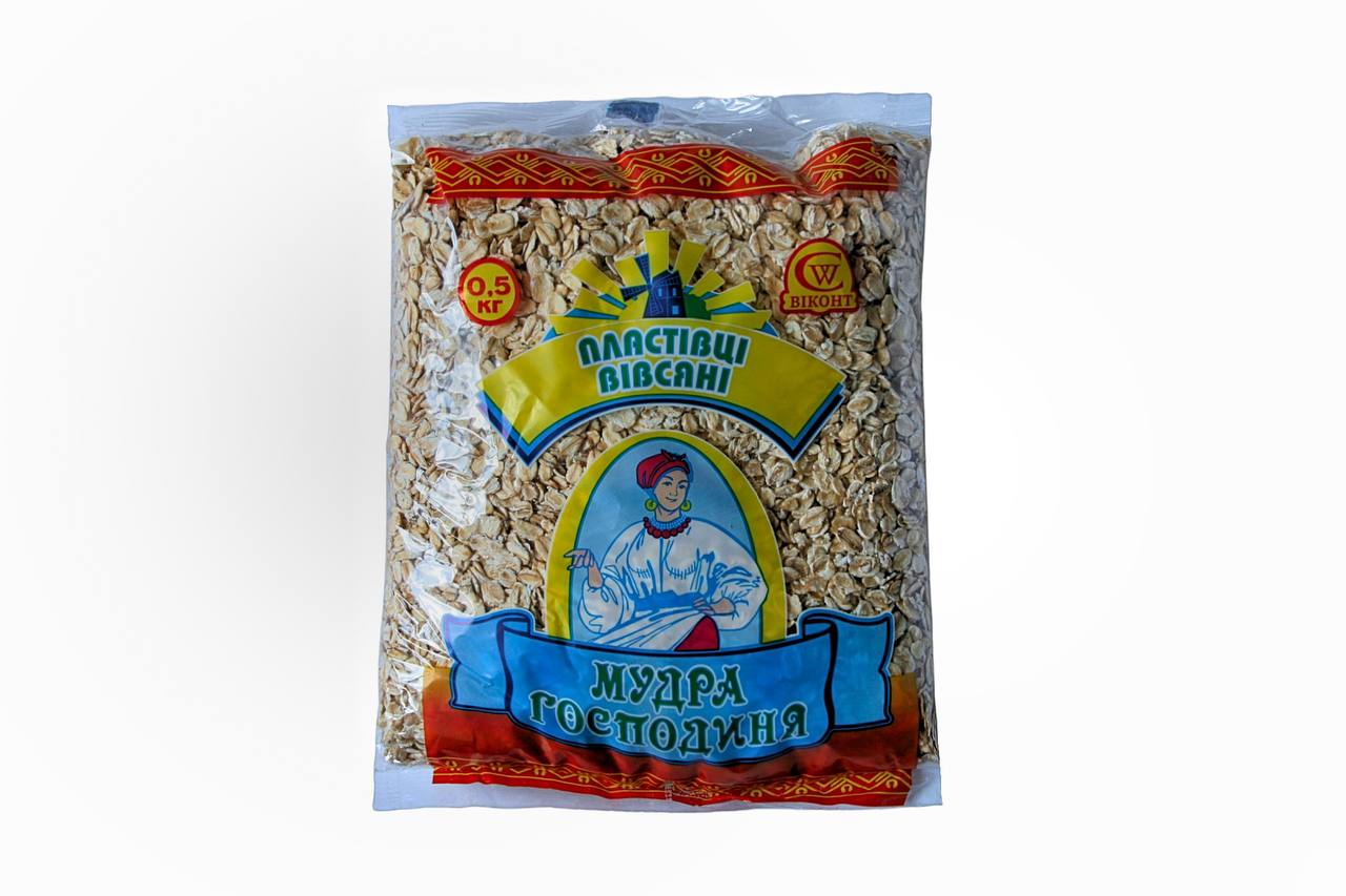 Пластівці вівсяні Мудра Господиння 0,5 кг